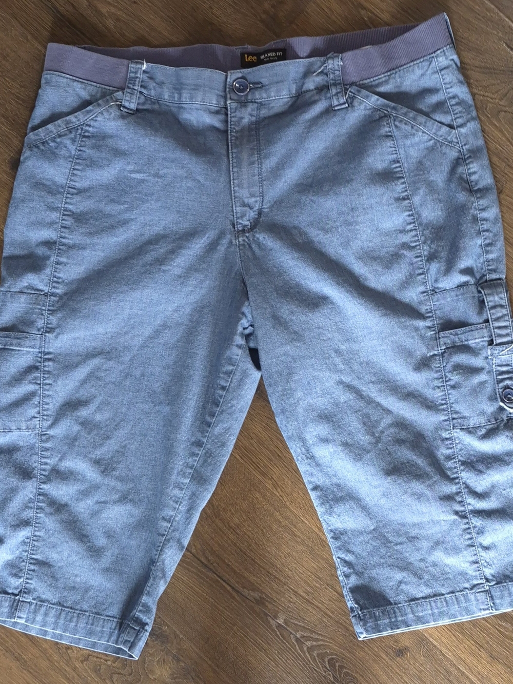 Lee Women’s Light Blue Jean Cargo Shorts